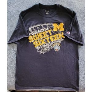 Champion Michigan Wolverines 2021 Sweet sixteen‎ T-Shirt Men's XL Short Sleeve